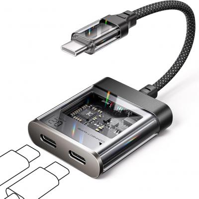 二合一USB C耳机和充电器适配器