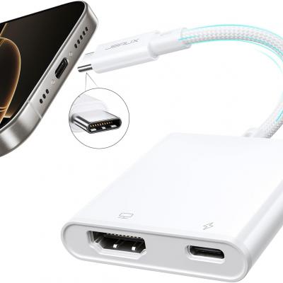 2 合 1 USB C 转 HDMI适配器